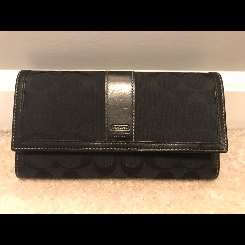 Coach wallet and checkbook holder